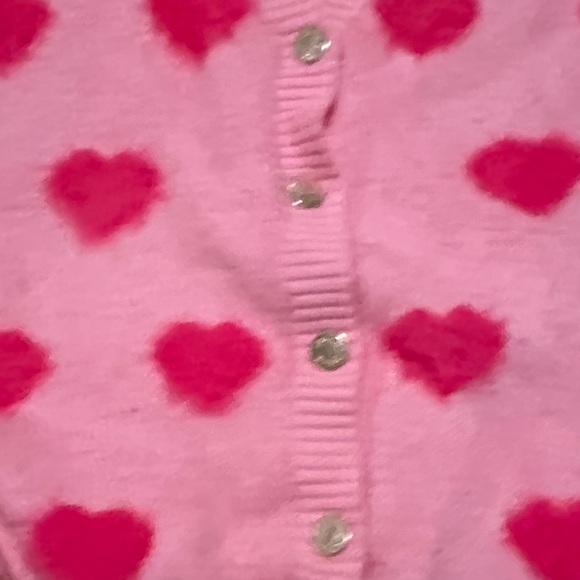 Lilly Pulitzer Pink Heart KEANE Cardigan - Picture 4 of 7